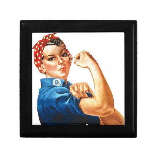 We Can Do It Rosie the Riveter Women Power Keepsake Box