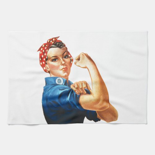 We Can Do It Rosie the Riveter Women Power Kitchen Towel