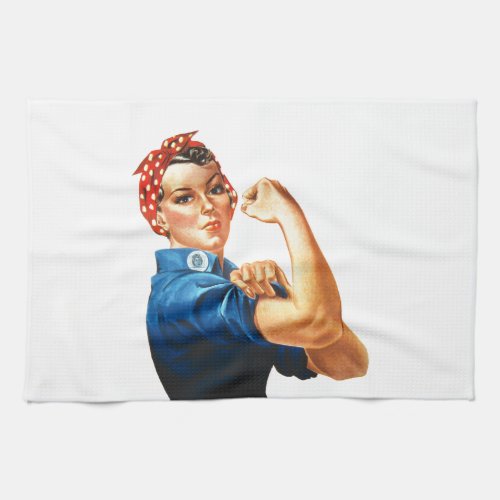 We Can Do It Rosie the Riveter Women Power Kitchen Towel