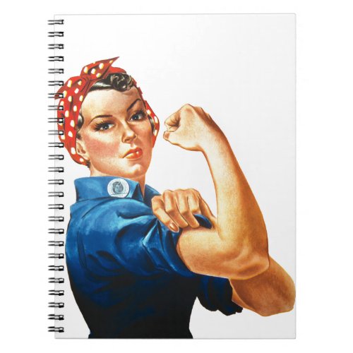 We Can Do It Rosie the Riveter Women Power Notebook