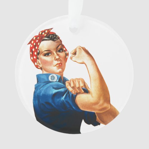 We Can Do It Rosie the Riveter Women Power Ornament