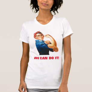 We Can Do It Rosie the Riveter Women Power T-Shirt