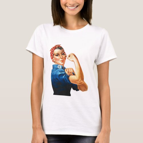 We Can Do It Rosie the Riveter Women Power T_Shirt