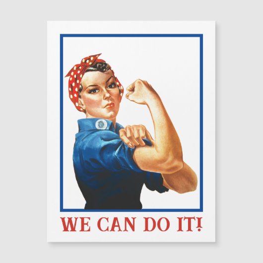We Can Do It Rosie the Riveter Women Power WWII  (Front)