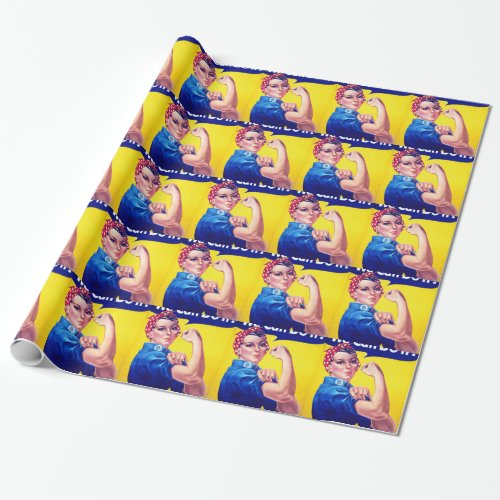 We Can Do It Rosie the Riveter Wrapping Paper