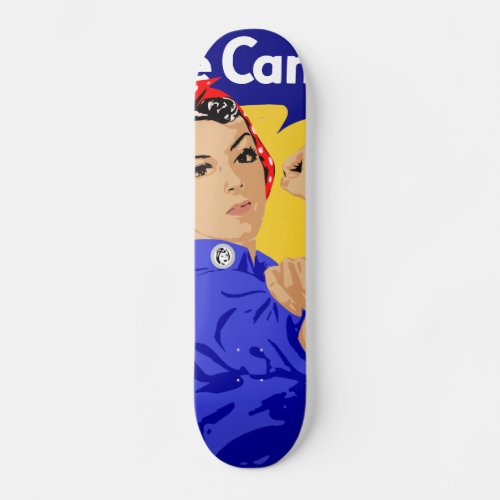 We Can Do It Rosie The Riveter WWII Poster Skateboard Deck