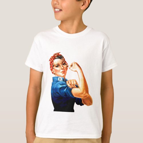 We Can Do It Rosie the Riveter WWII Propaganda T_Shirt