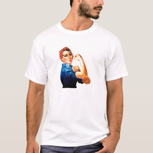 We Can Do It Rosie the Riveter WWII Propaganda T_Shirt