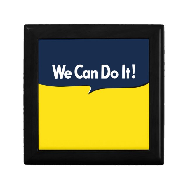 We Can Do it says Rosie Jewelry Box (Front)