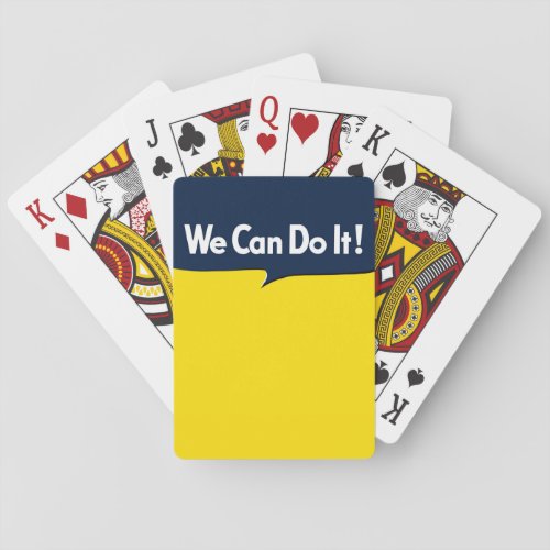 We Can Do it says Rosie Playing Cards