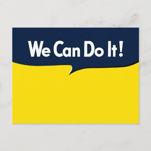 We Can Do it says Rosie Postcard