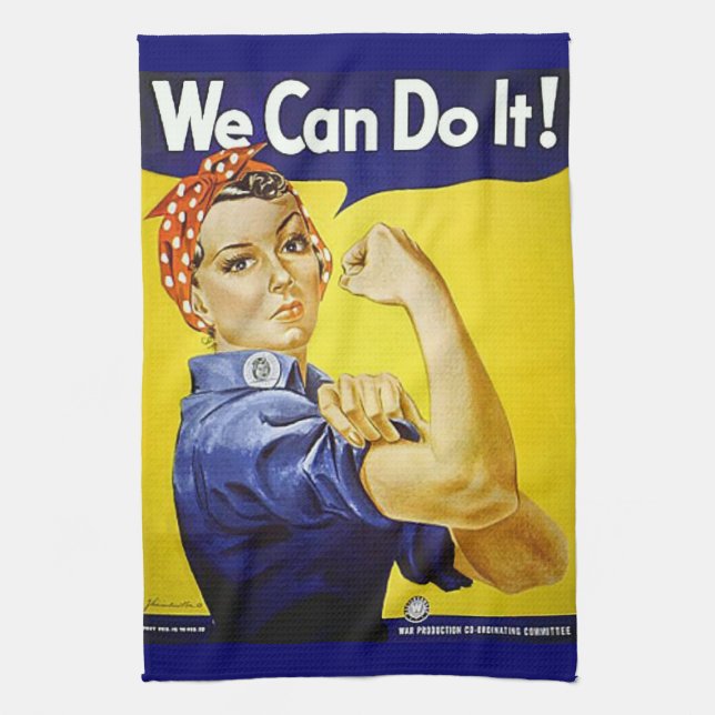 We Can Do It! Towel (Vertical)