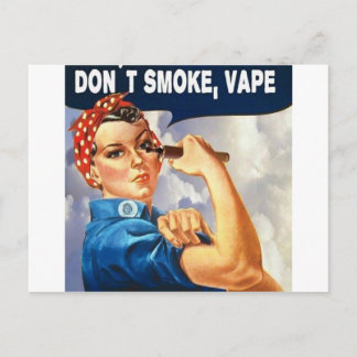 We can do it! We can Vape! Postcard