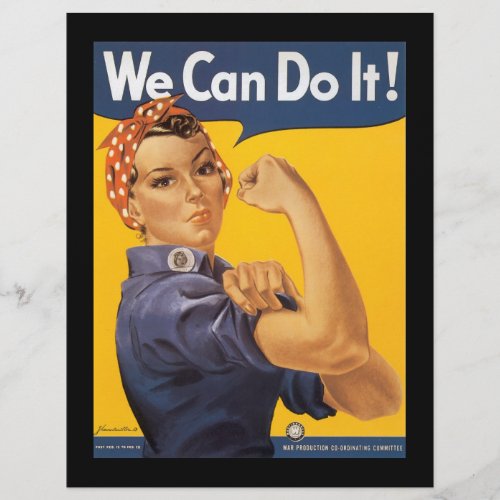 We Can Do It World War 2 Flyer