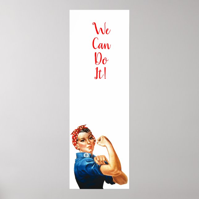 We Can Do It World War II Propaganda WWII Poster (Front)