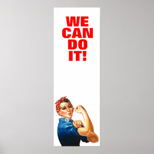 We Can Do It World War II Propaganda WWII Poster