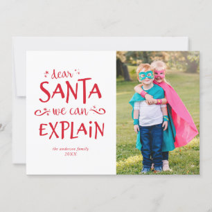 We Can Explain... Funny Holiday Photo Card
