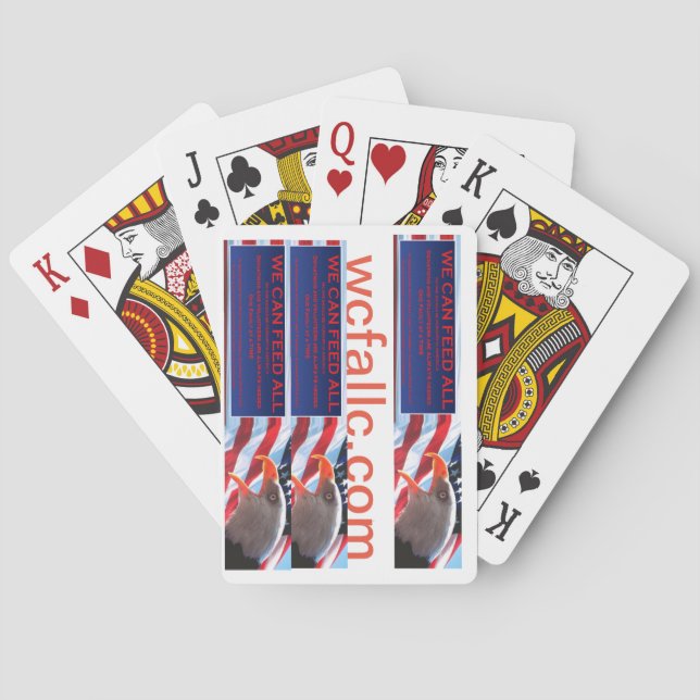 We Can Feed All Poker Cards (Back)