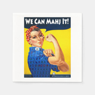 We Can Mahj It Napkins
