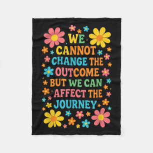 We Cannot Change The Outcome - Hosce Nurse Care Fleece Blanket