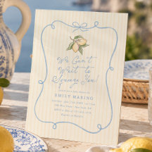 We Can't Wait To Squeeze You Lemon Baby Shower