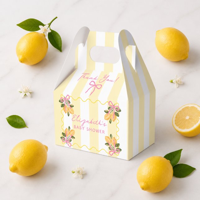We Can't Wait to Squeeze You Lemon Favor Boxes (We Can't Wait to Squeeze You Lemon Favor Boxes)
