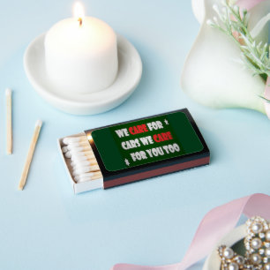 We care for cars colors green red matchboxes