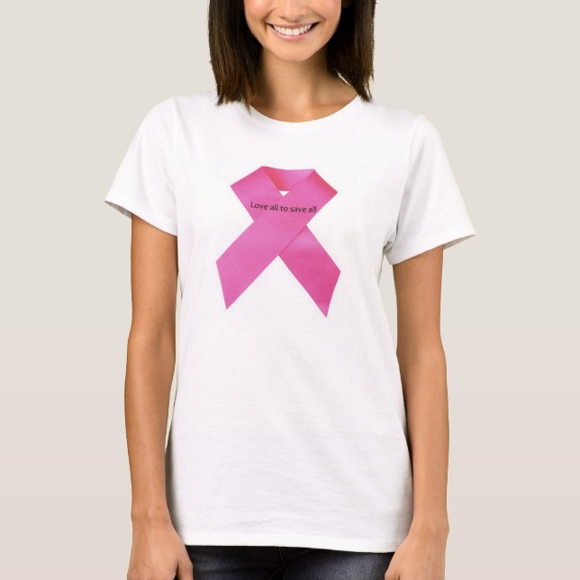 We Care Love all to Save All Cancer T-Shirts (Front)