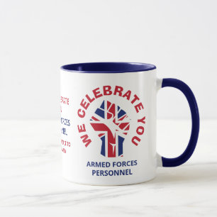 WE CELEBRATE YOU Patriotic British Mug