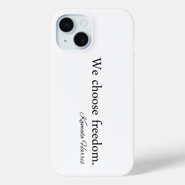 We Choose Freedom Kamala Harris Case-Mate iPhone Case (Back)