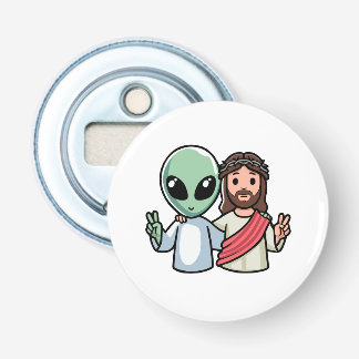 We come in peace bottle opener