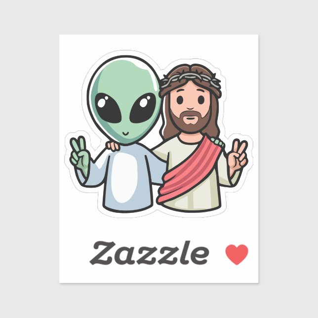 We come in peace sticker (Sheet)