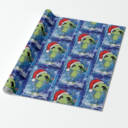 WE COME IN PEACE WRAPPING PAPER