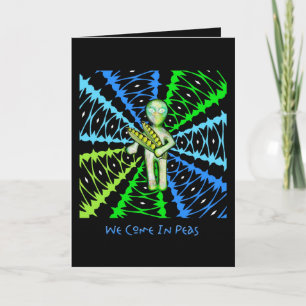 We Come In Peas ... Pass The Mashed Potatoes! Holiday Card