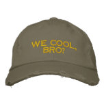 We Cool, Bro? - Street Gamer Hap Embroidered Baseball Cap at Zazzle