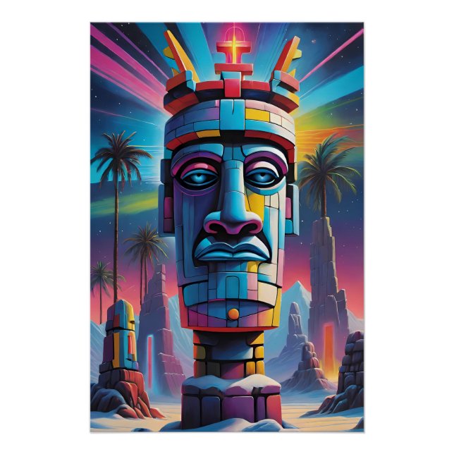 We Could Have Christmas on Easter Island Poster (Front)