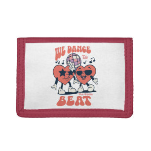 we dance to the same beat tri-fold wallet