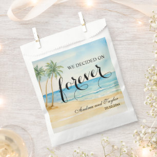 We decided on Forever Elegant Wedding Favor Bag