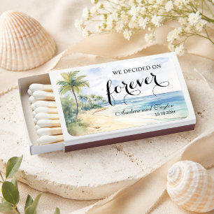 We decided on Forever Elegant Wedding favor Matchboxes