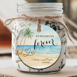 We decided on Forever Elegant Wedding Favor Tags