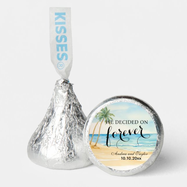 We decided on Forever Elegant Wedding  Hershey®'s Kisses® (Front)