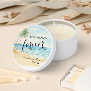 We decided on Forever Elegant Wedding Mini Candle Favors