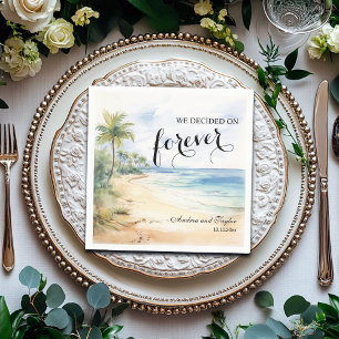 We decided on Forever Elegant Wedding Napkins