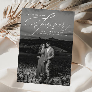 We Decided On Forever Engagement Announcement