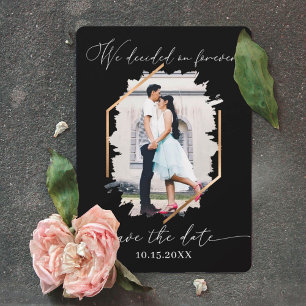 We Decided on Forever Photo Engagement Save The Da Date