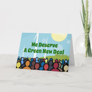 We Deserve a Green New Deal Card