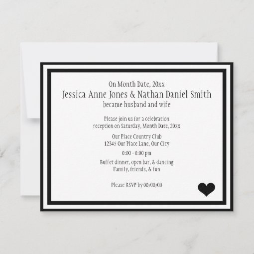 We Did It Invitation Zazzle