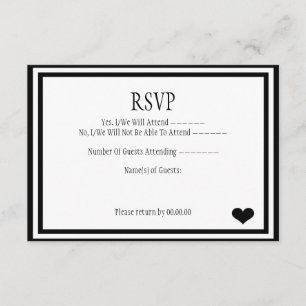 We Did It RSVP Card