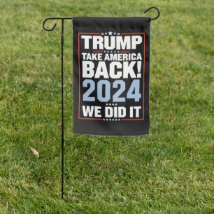 We Did It Trump USA Flag President 47 Trump