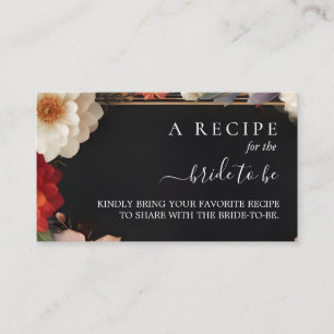 We Do Acrylic Asian Thick Korean Bridal Shower Enclosure Card